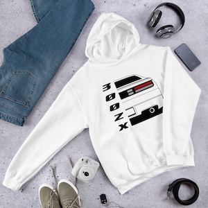 Fairlady Z32 300ZX Unisex Hoodie // jdm racing car, Automotive Apparel for Car Guys, Gift for Farilady Z Enthusiasts
