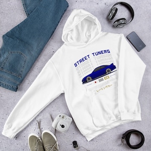 JDM Blue Silvia S14 Unisex Hoodie // 180sx 200sx 240sx, Automotive Apparel for Car Guys, Gift for S Chassis Lover
