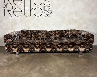 Howard Keith Original Diplomat Three Seater Sofa By HK London Diplomat Mid Century Vintage Retro MCM
