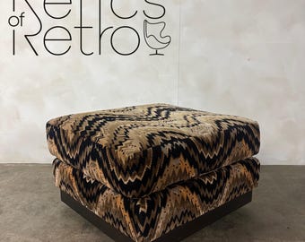 Howard Keith Footstool/Ottoman Diplomat Barbican HK London Mid Century Vintage Retro MCM