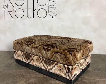 Howard Keith Footstool/Ottoman Diplomat Barbican HK London Mid Century Vintage Retro MCM