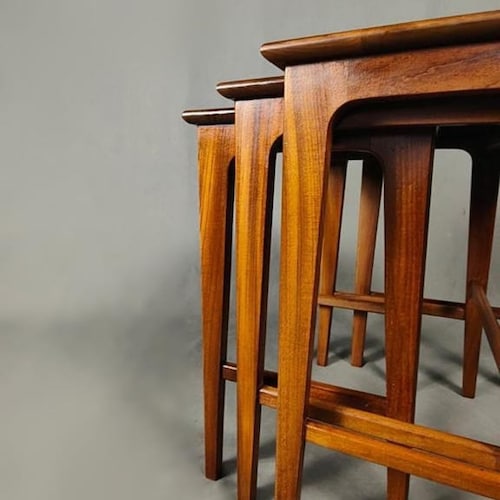 Set of Mid Century End Tables Etsy