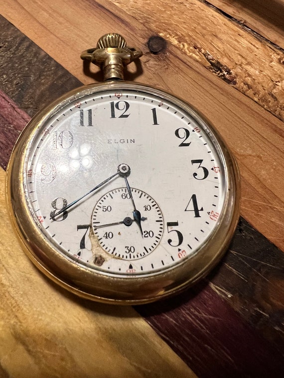 Antique Gold Filled Elgin Pocket Watch