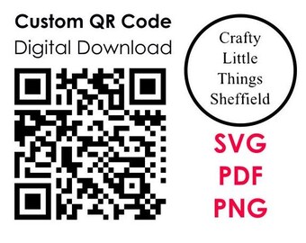 Benutzerdefinierter QR-Code-Download-Website Small Business Social Media svg png pdf druckbar innerhalb von 24 Stunden herunterladbar