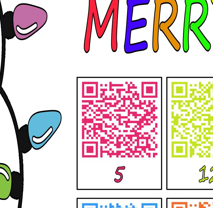 Instant Download Printable QR Code Christmas Countdown Playlist Modern ...