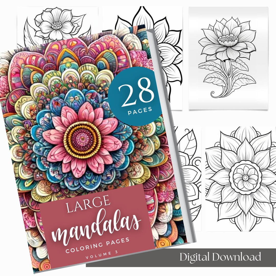 Stress Relief Patterns | Printable PDF Coloring Pages | Adult Coloring ...