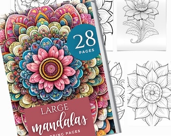 Stress Relief Patterns | Printable PDF Coloring Pages | Adult Coloring Book | Adult Coloring Pages | Mandala Coloring Book | Art Therapy