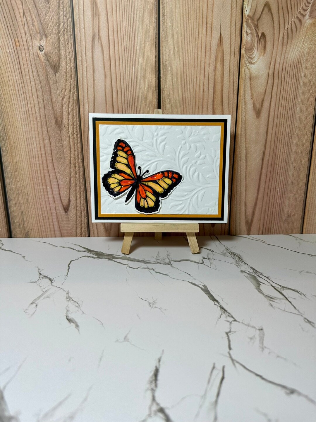 Monarch Butterfly Handmade Card | Blank Note Card for Nature Lover - Etsy