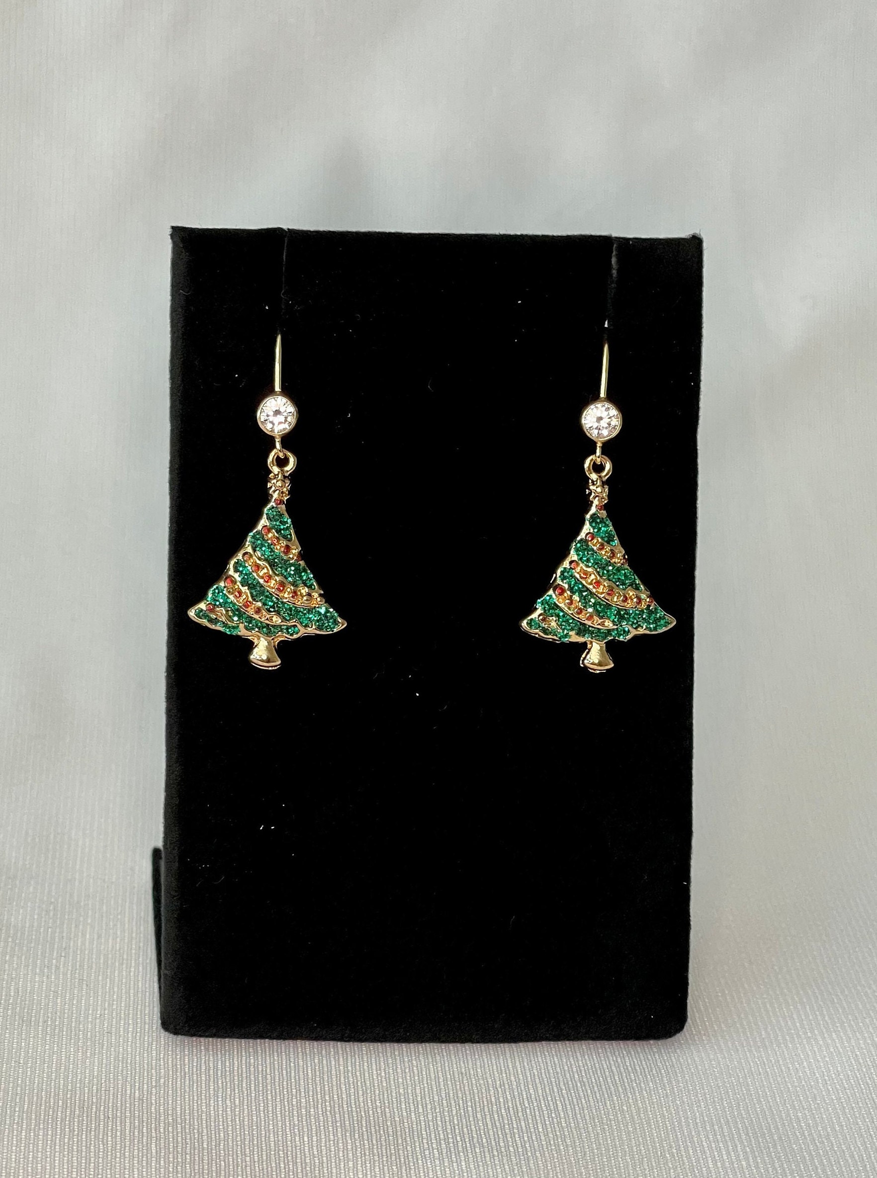 ピアス EOU STUDIO THE TREE EC1GOLD Christmas Tree Earrings - 14kt Gold - Etsy