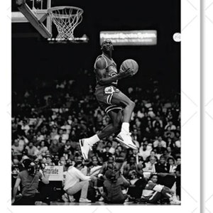 Zwart-wit foto's van historische momenten in de sport en de atleten die ze hebben gemaakt, Sportgeschiedenis Nordic Room Decor Michael Jordan
