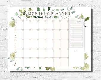 Printable &amp; Fillable Daily Planner Instant Download - Etsy