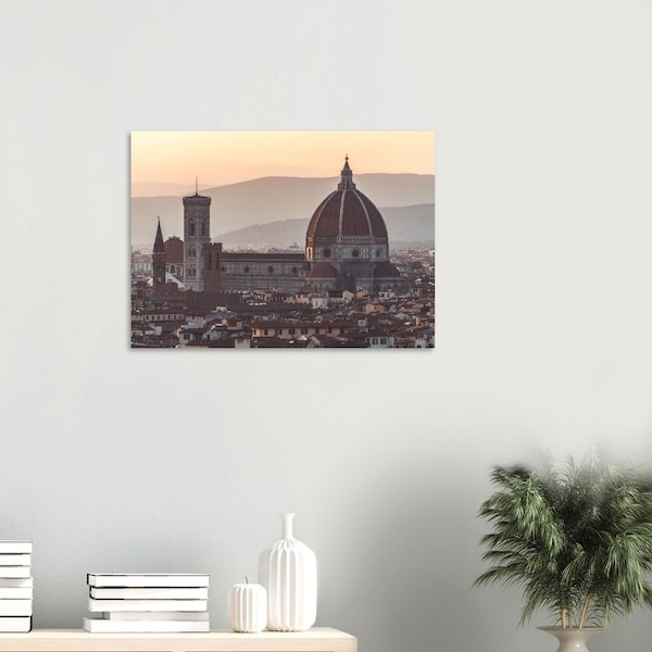 Poster italy print florence toskana wall art poster living room print art poster art firenze mediterranean cathedral europe