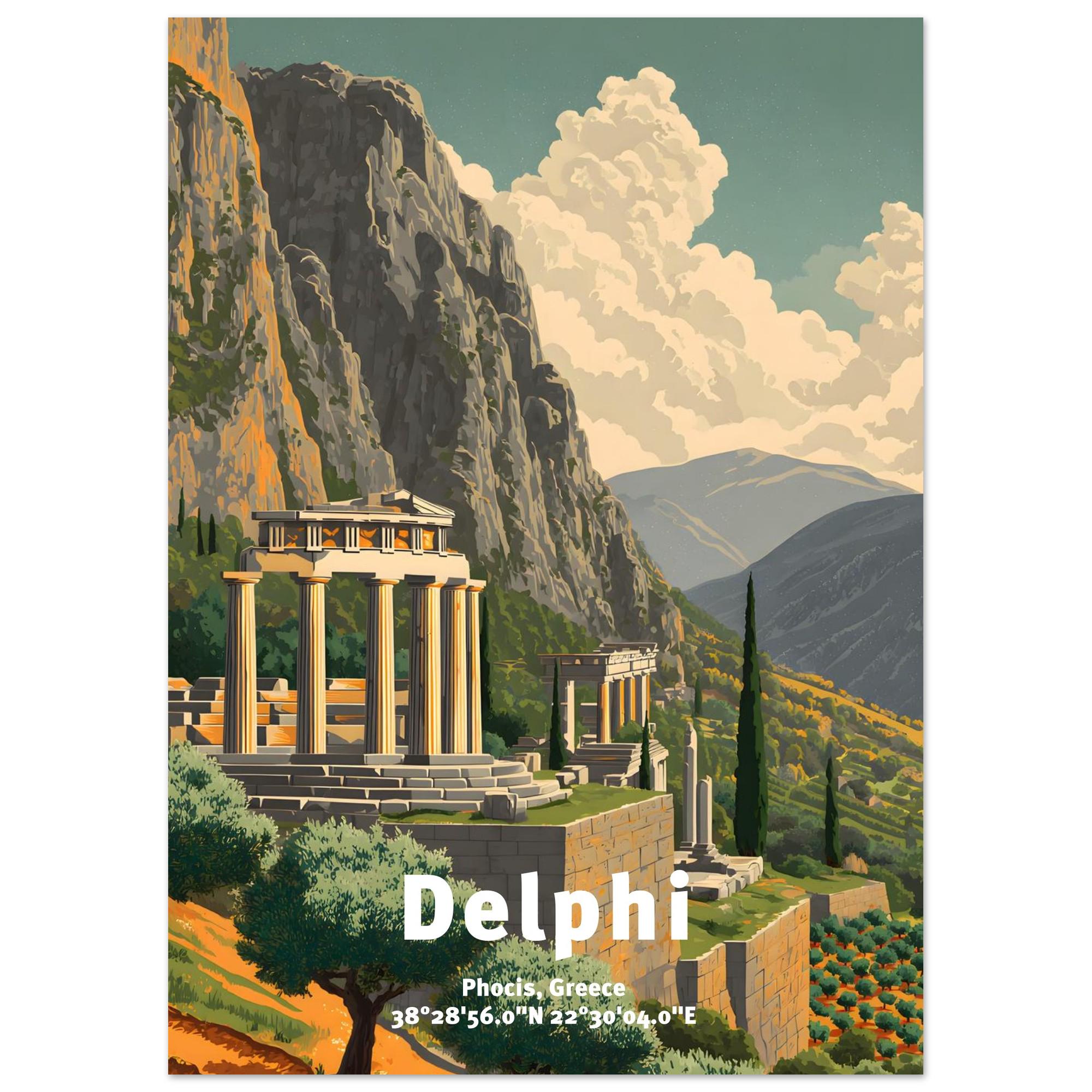 Oracle of Delphi Poster - Etsy