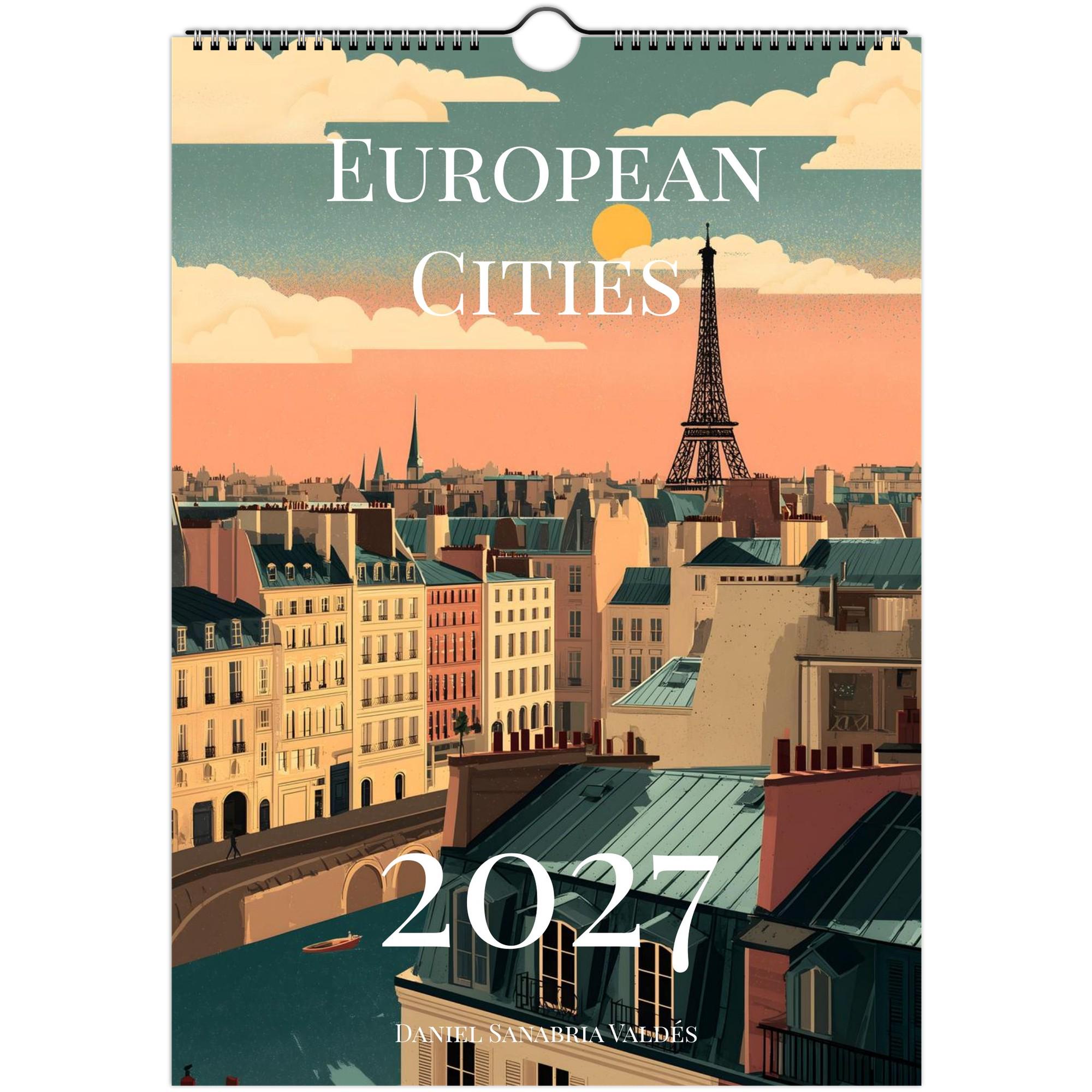Paris Calendar - Etsy Norway