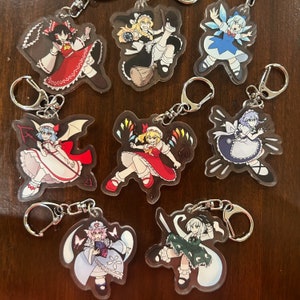 Touhou Project Double Sided Keychains