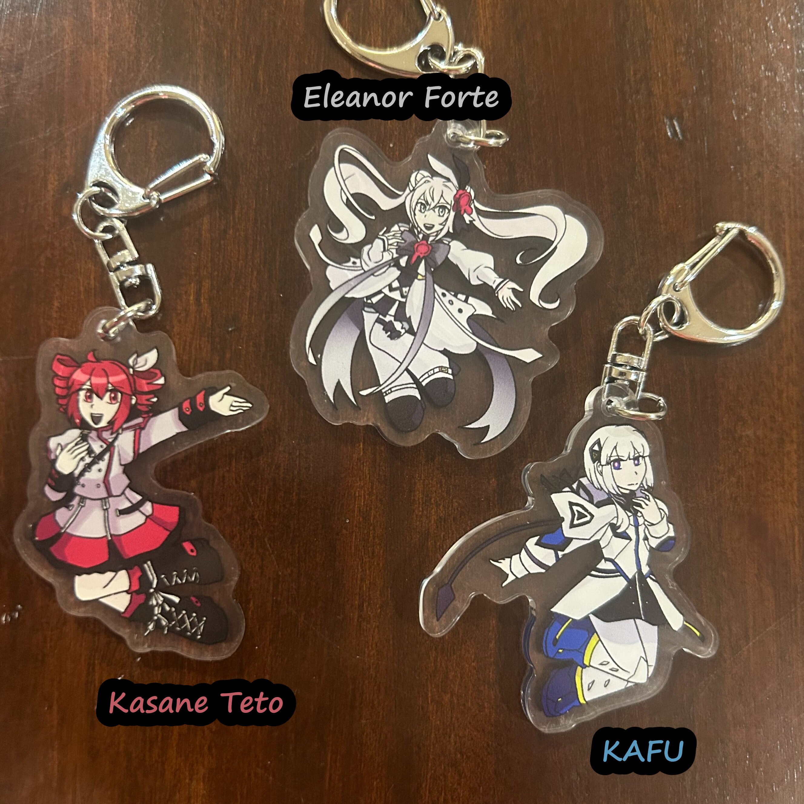 Voco Key Chain Vocal Synth Double Sided Keychains - Etsy