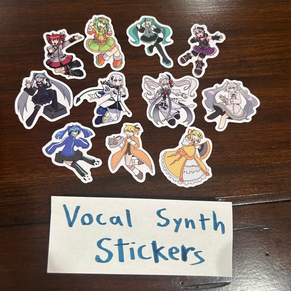 Vocal Synth Stickers