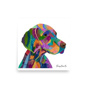 Weimaraner Print