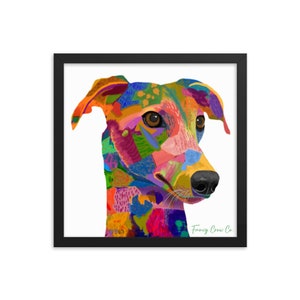 Greyhound Framed Print