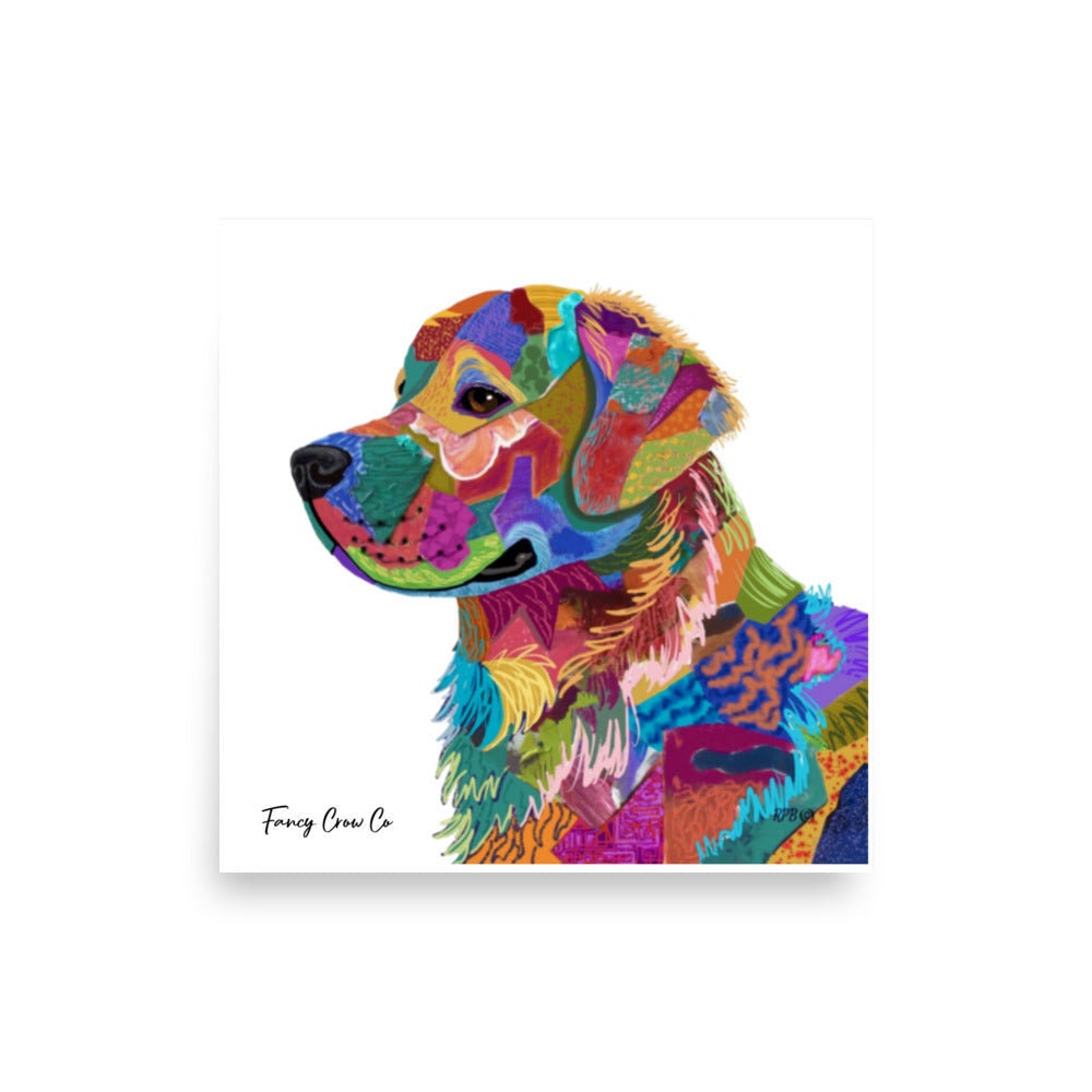 ゴールデンレトリバープリント - Etsy 日本, image size:1000x1000