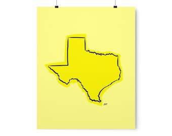 Impresiones artísticas premium de Texas Yellow