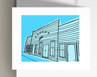 Gruene Hall Texas Premium Art Print