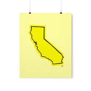 California Yellow Premium Art Prints