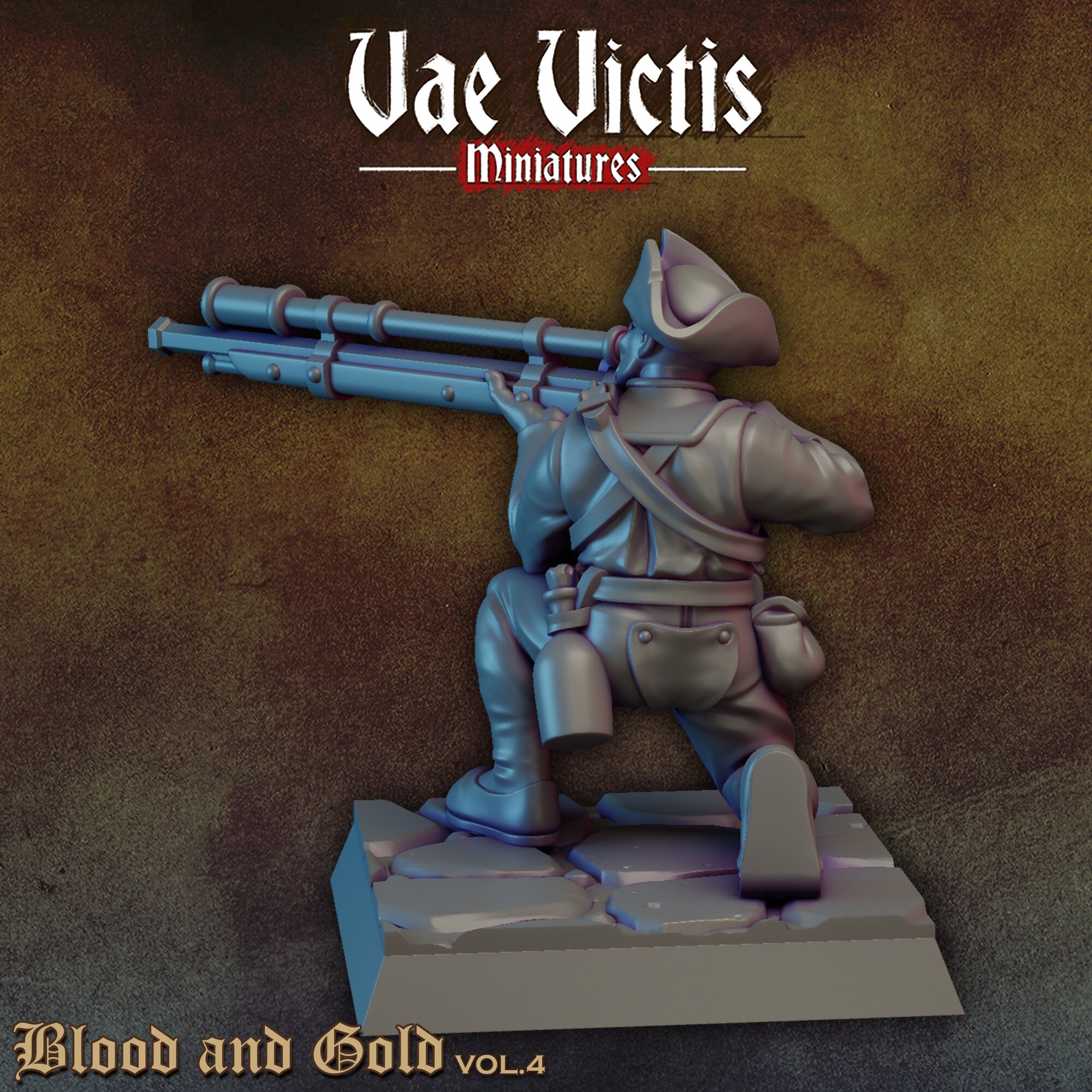 Human Rifleman Human Riflemen Set | Vae Victis Miniatures | 32mm Scale Resin Printed ...