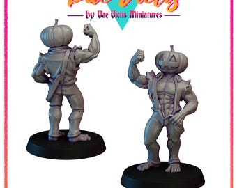 Pumpkin Iron | Bae Victis | Vae Victis Miniatures | 32mm Scale Resin Printed Tabletop RPG Figures for TTRPG's or Wargaming