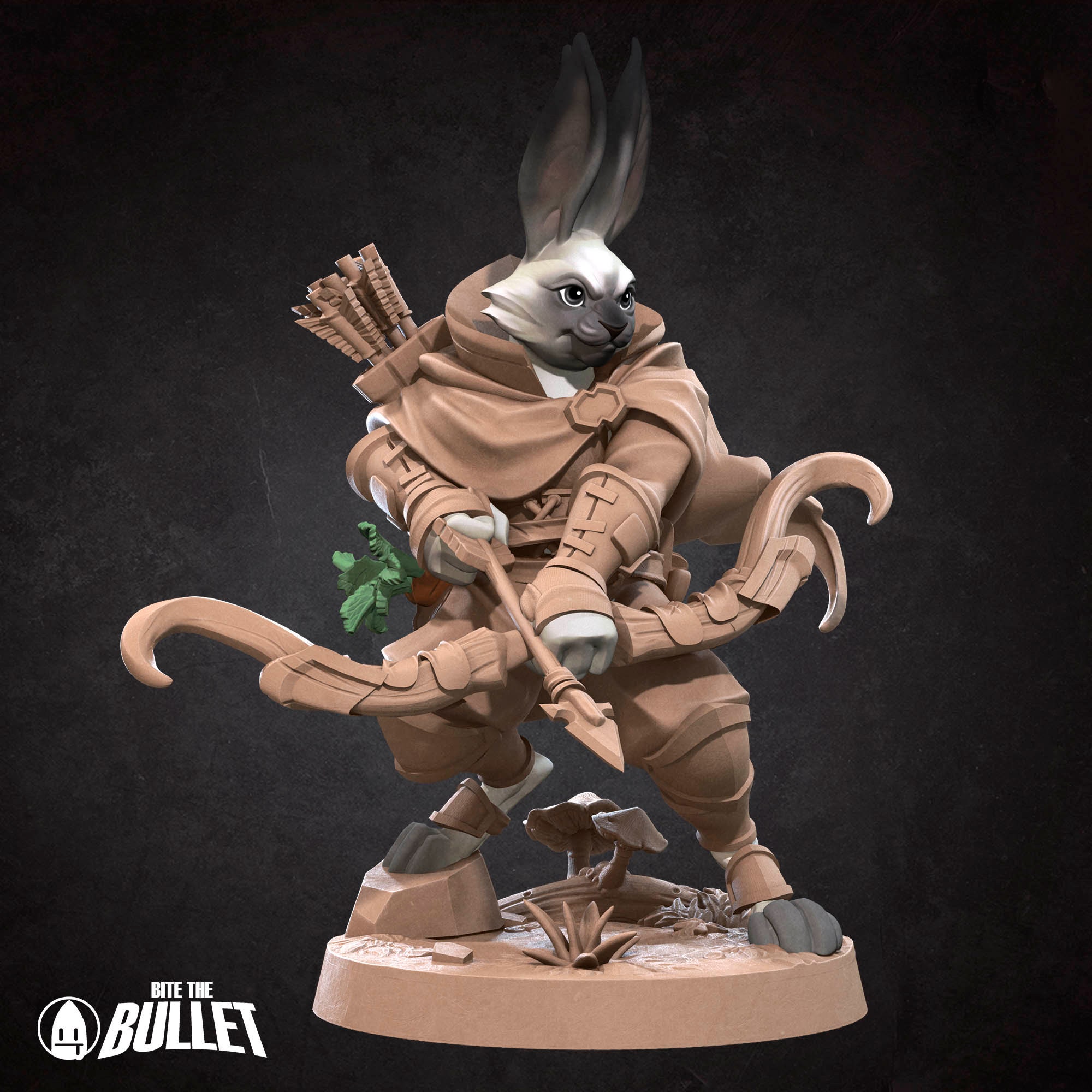 Harengon Ranger | Bite the Bullet | 35mm Scale | Resin Printed Tabletop ...
