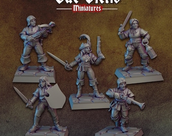 Blood And Gold Vol. 6 | Vae Victis Miniatures | 32mm Scale Resin Printed Tabletop RPG Figures for Tabletop Roleplaying or Wargaming