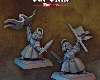 Halfling Folk Hero | Vae Victis Miniatures | 32mm Scale Resin Printed Tabletop RPG Figures for Tabletop Roleplaying or Wargaming