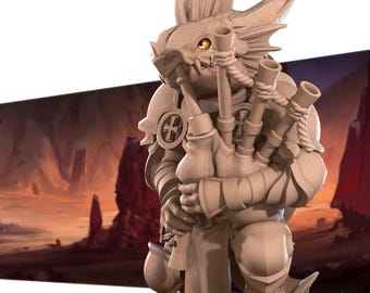 Bard-barian | Kobolds Pt. 2 | Bite The Bullet | 35mm Scale | Resin Printed Tabletop RPG Miniature Figures