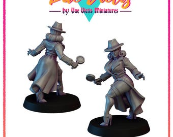 Detective | Bae Victis | Vae Victis Miniatures | 32mm Scale Resin Printed Tabletop RPG Figures for TTRPG's or Wargaming