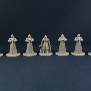Cultist Set (7 Minis) | MZ4250 | Miniatures | 28mm Scale | Fanatic | Resin Printed Tabletop RPG Figures | DND | 5E