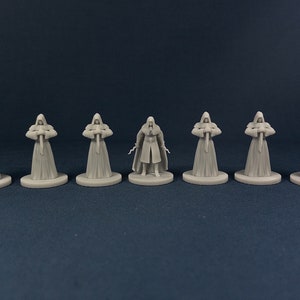 Cultist Set (7 Minis) | MZ4250 | Miniatures | 28mm Scale | Fanatic | Resin Printed Tabletop RPG Figures | DND | 5E