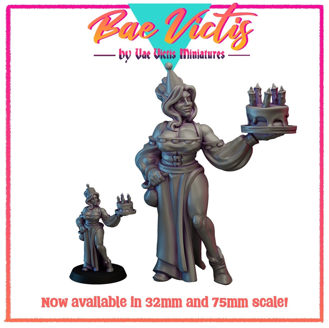 Anniversary Waitress | Bae Victis | Vae Victis Miniatures | 32mm and ...