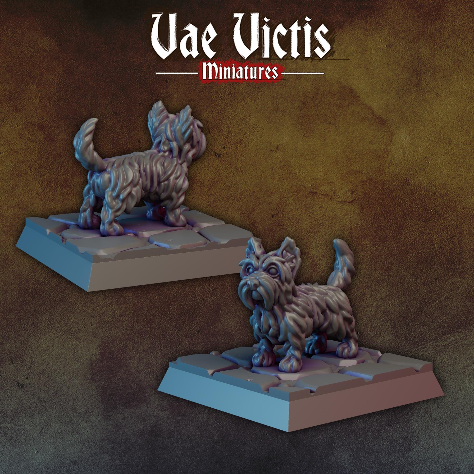 Westie the Dog Vae Victis Miniatures 32mm Scale Resin Printed