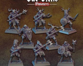 Cultists Vol. 2 | Vae Victis Miniatures | 32mm Scale Resin Printed Tabletop RPG Figures for Tabletop Roleplaying or Wargaming