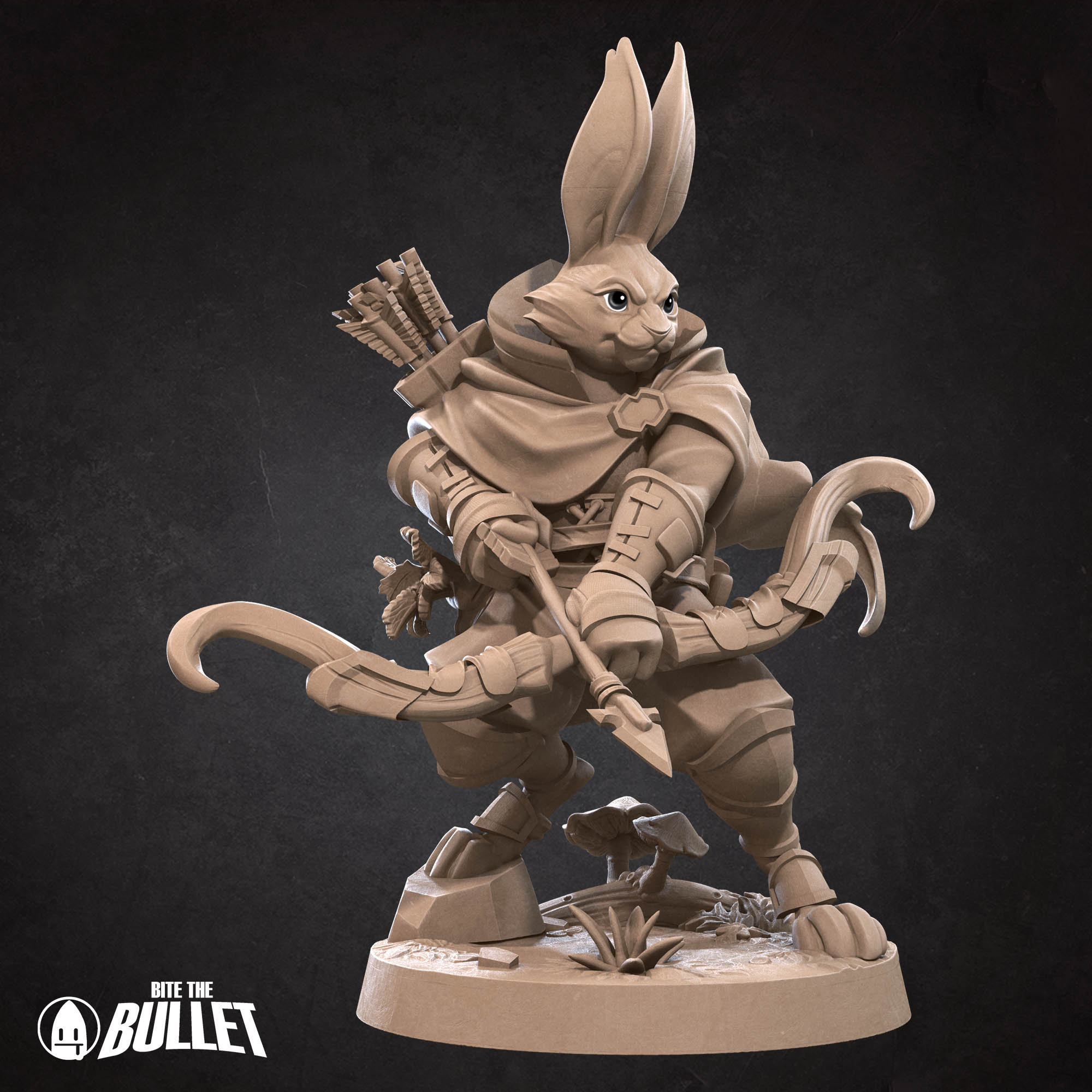 Harengon Ranger | Bite the Bullet | 35mm Scale | Resin Printed Tabletop ...