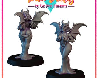 Succubus | Bae Victis | Vae Victis Miniatures | 32mm Scale Resin Printed Tabletop RPG Figures for Tabletop RPG's or Wargaming