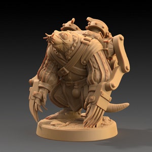 Guliver Trundleford, Mole Genius | Dragon Trappers Lodge | The Critterfolk of Bluewoods Barrows | 32mm Resin Printed TTRPG Figure For DND