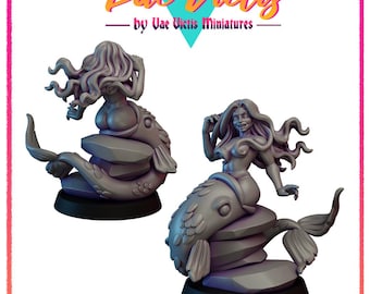 Pretend Mermaid | Bae Victis | Vae Victis Miniatures | 32mm Scale Resin Printed Tabletop RPG Figures for Tabletop RPG's or Wargaming