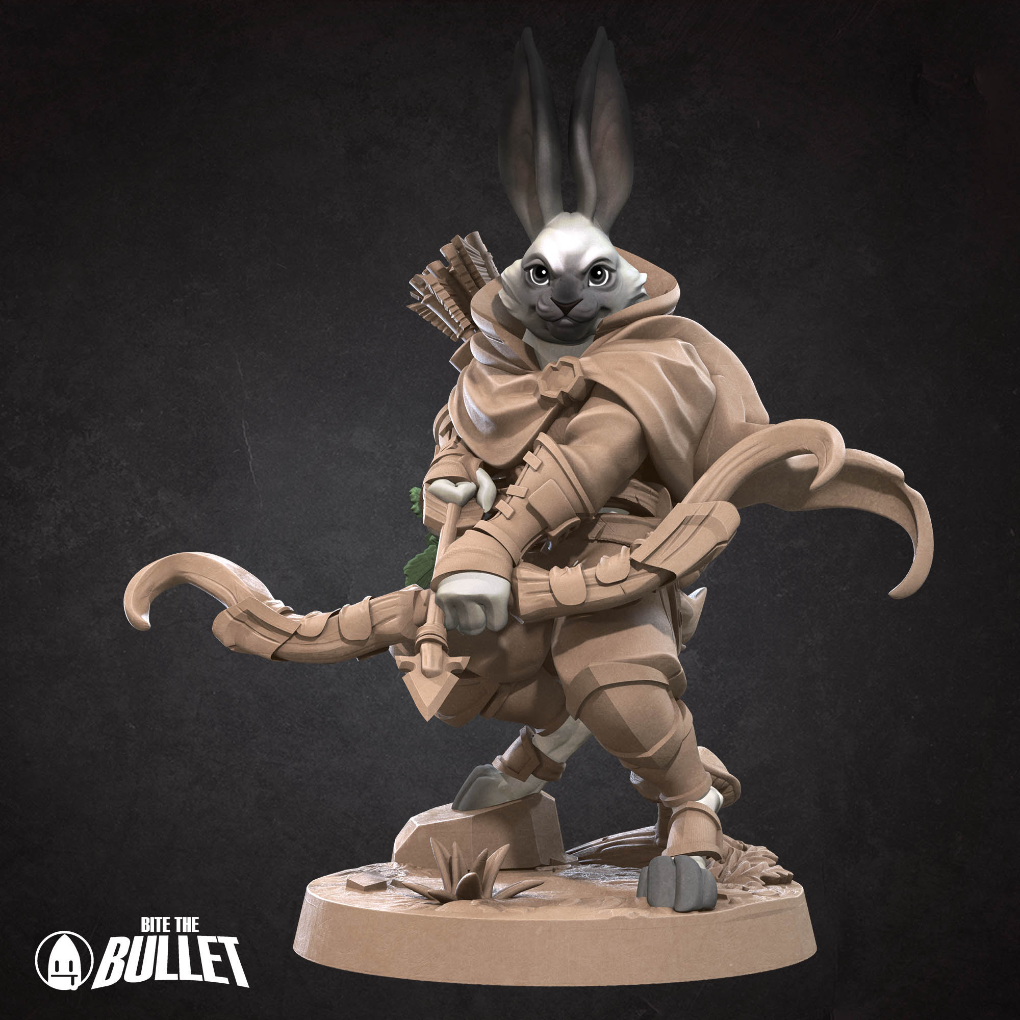 Harengon Ranger | Bite the Bullet | 35mm Scale | Resin Printed Tabletop ...