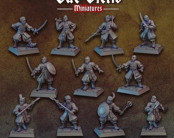 Fantasy Cossacks | Vae Victis Miniatures | 32mm Scale Resin Printed Tabletop RPG Figures for Tabletop Roleplaying or Wargaming