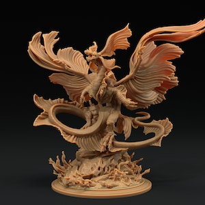 The Sea Angel | Dragon Trappers Lodge | Hunt for The Last Sea Angel | 32mm Scale Resin Printed Tabletop RPG Figure For DND and TTRPGs