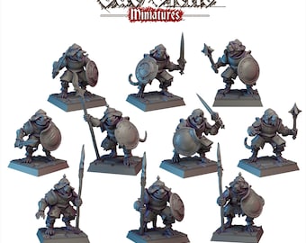 Sewer Patrol | Vae Victis Miniatures | 32mm Scale Resin Printed Tabletop RPG Figures for Tabletop Roleplaying or Wargaming