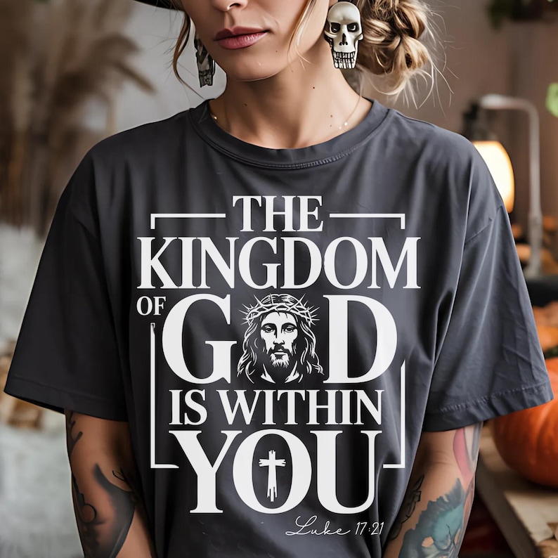 Bold Christian Bible Verse PNG, the Kingdom of God is Within You ...