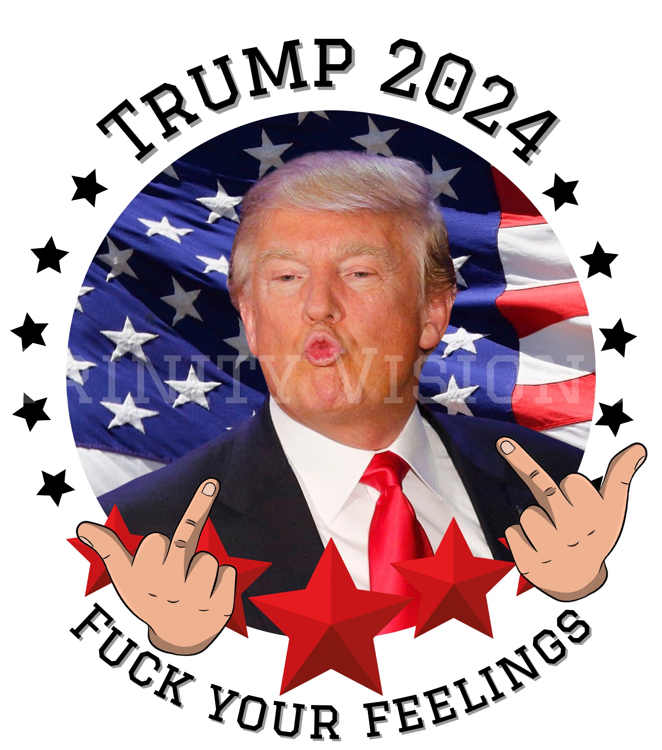 Trump 2024 Clipart Bundle Png, 6 Images, Maga Clipart, Digital Download