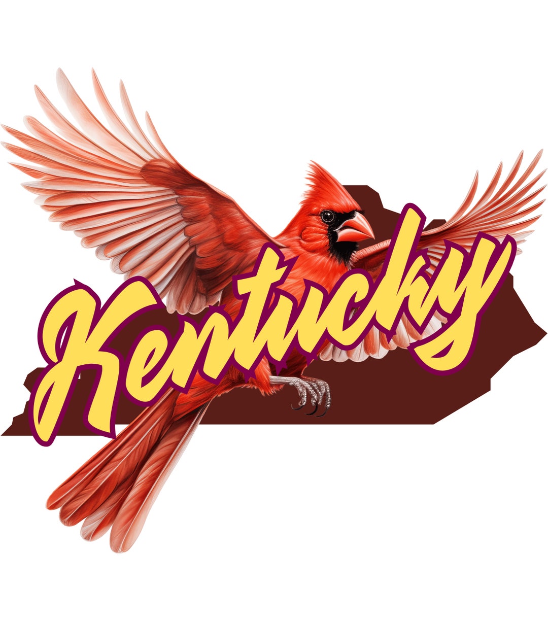 Kentucky Clip Art, Digital Download, Kentucky State Bird, Cardinal Png ...